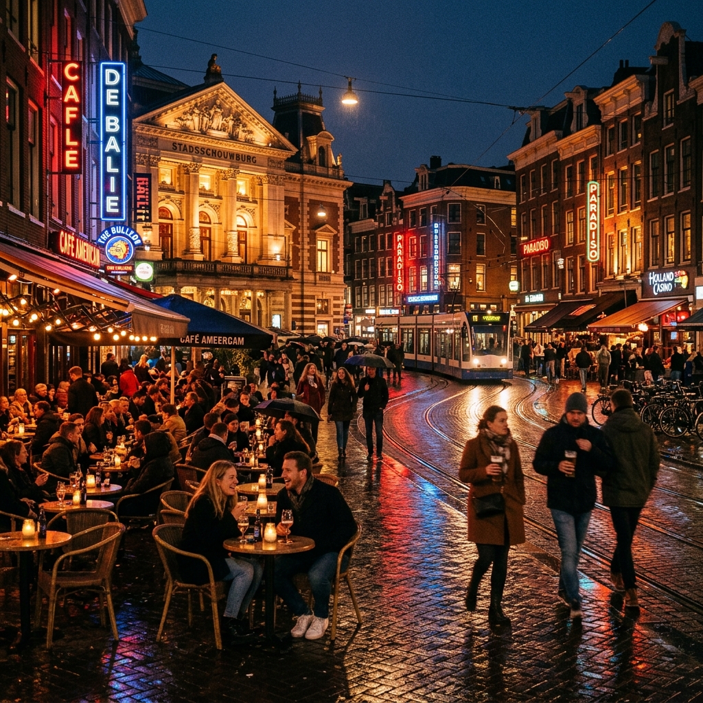 Amsterdam nightlife scene